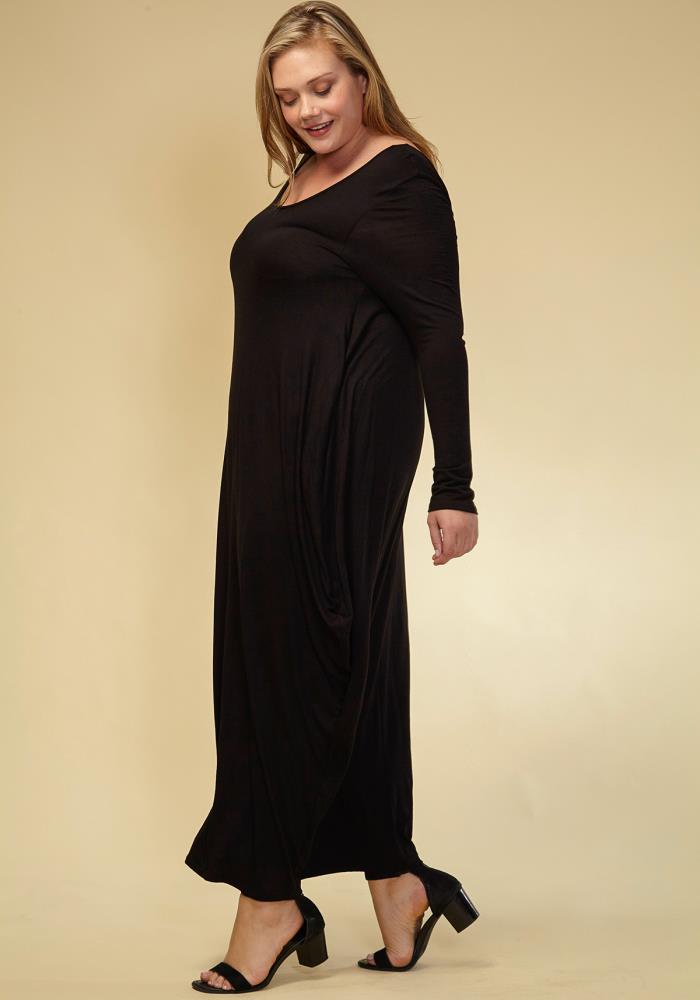 plus size tee shirt maxi dress